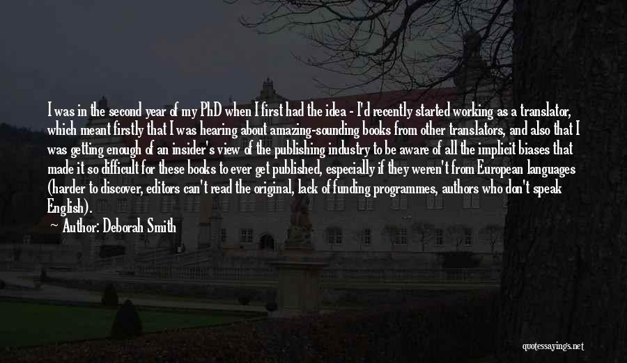 Phd Quotes By Deborah Smith