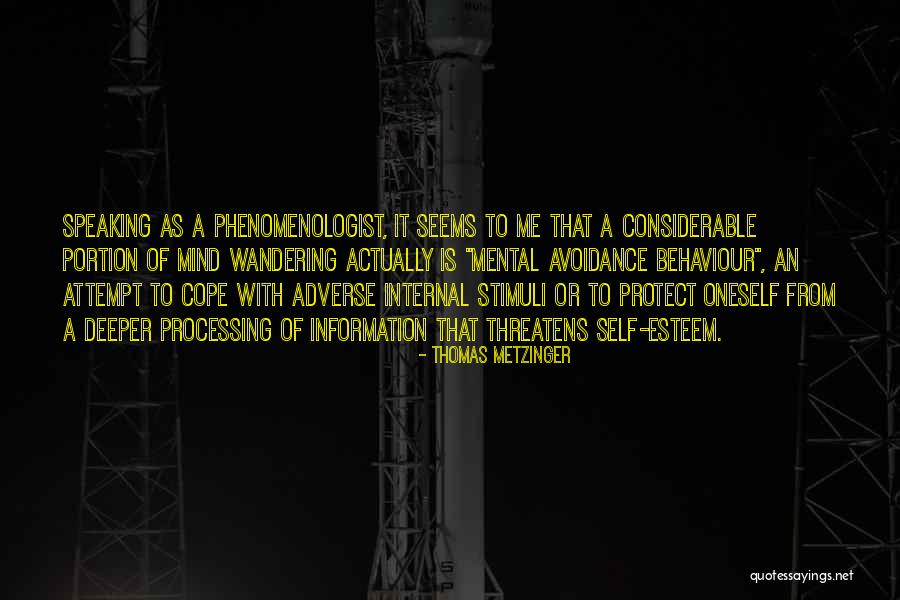 Phenomenologist Quotes By Thomas Metzinger Phenomenologist Quotes By Thomas Metzinger