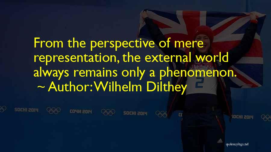 Phenomenon Quotes By Wilhelm Dilthey