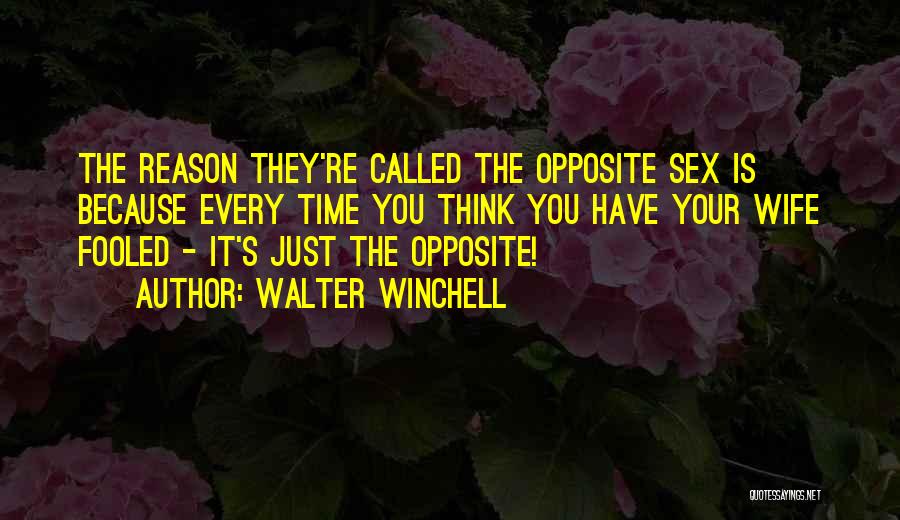 Philandering Men Quotes By Walter Winchell