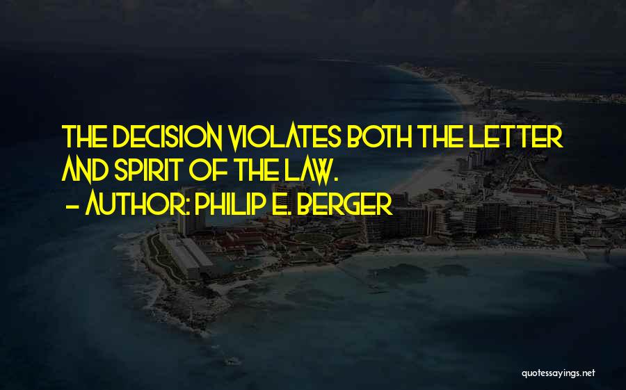 Philip E. Berger Quotes 1653846