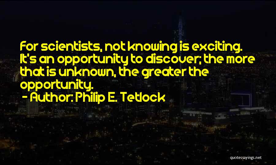 Philip E. Tetlock Quotes 195527