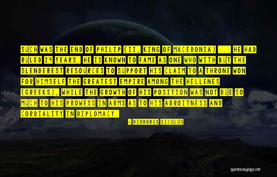 Philip Ii Of Macedonia Quotes By Diodorus Siculus Philip Ii Of Macedonia Quotes By Diodorus Siculus
