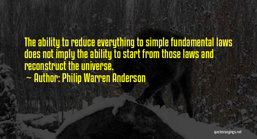 Philip Warren Anderson Quotes 1830474