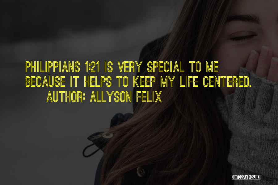 Philippians 3 Quotes By Allyson Felix