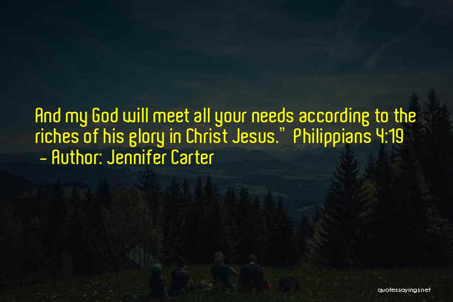 Philippians 3 Quotes By Jennifer Carter