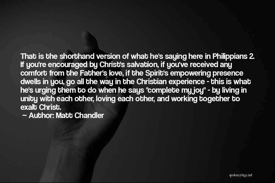 Philippians 3 Quotes By Matt Chandler