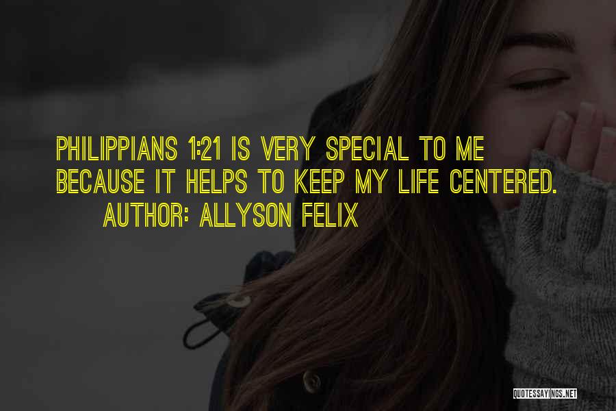 Philippians 4 Quotes By Allyson Felix
