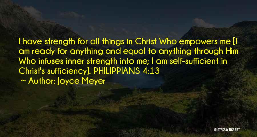 Philippians 4 Quotes By Joyce Meyer