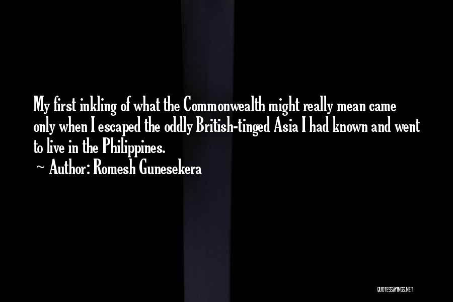 Philippines Quotes By Romesh Gunesekera