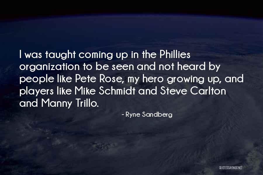 Phillies Quotes By Ryne Sandberg Phillies Quotes By Ryne Sandberg