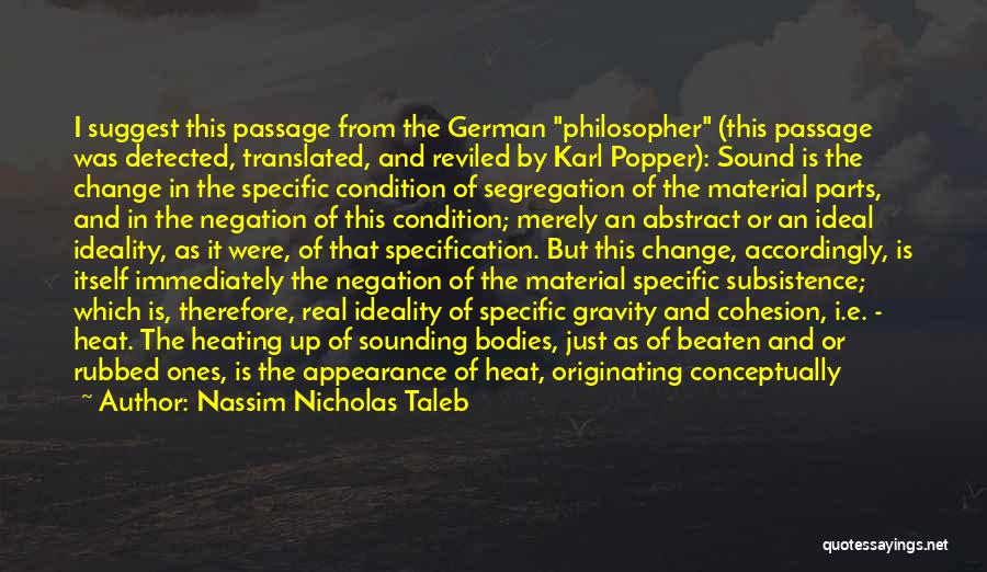 Philosopher Karl Popper Quotes By Nassim Nicholas Taleb