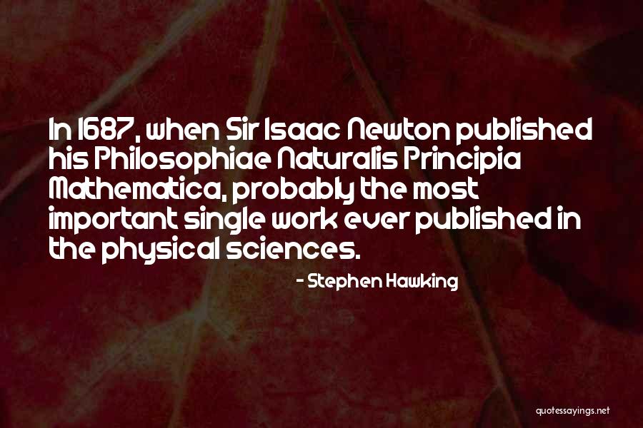 Philosophiae Principia Quotes By Stephen Hawking Philosophiae Principia Quotes By Stephen Hawking