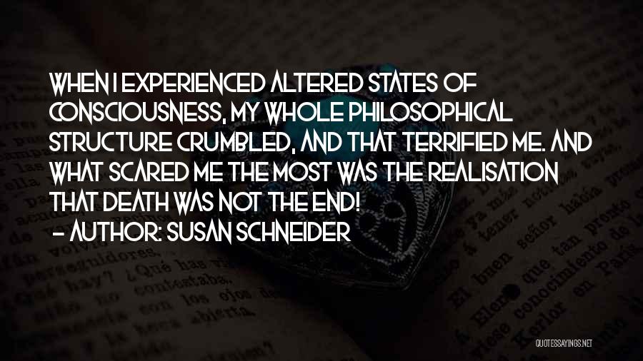 Philosophical Death Quotes By Susan Schneider