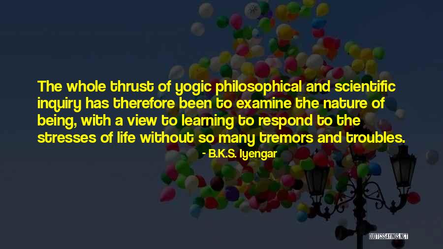 Philosophical Quotes By B.K.S. Iyengar