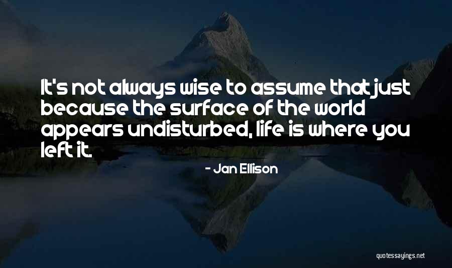 Philosophical Quotes By Jan Ellison