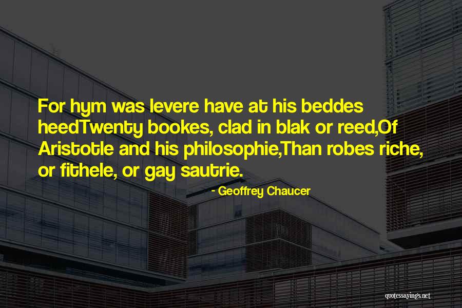 Philosophie Quotes By Geoffrey Chaucer Philosophie Quotes By Geoffrey Chaucer