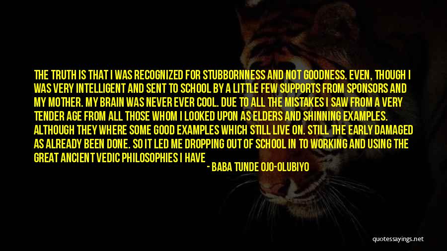 Philosophies In Life Quotes By Baba Tunde Ojo-Olubiyo