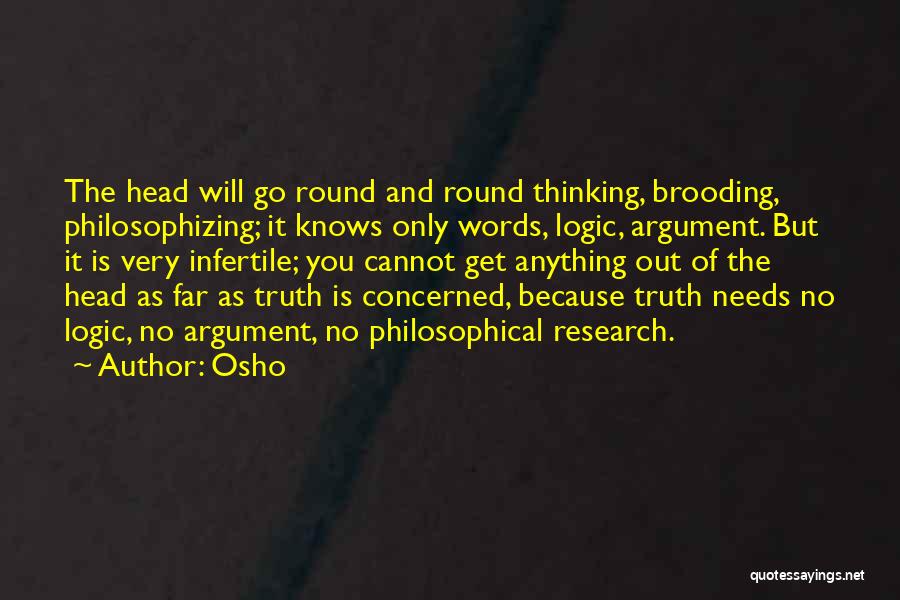 Philosophizing Quotes By Osho