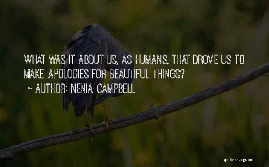 Philosophy About Beauty Quotes By Nenia Campbell