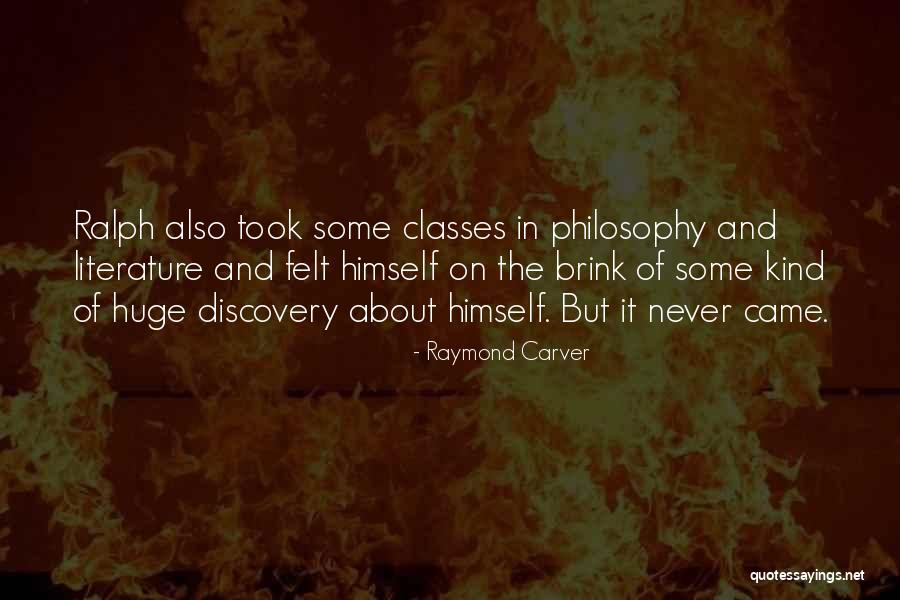Philosophy About Quotes By Raymond Carver