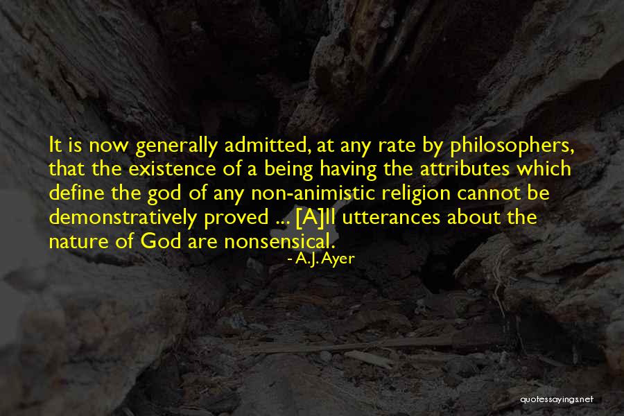 Philosophy About Religion Quotes By A.J. Ayer Philosophy About Religion Quotes By A.J. Ayer