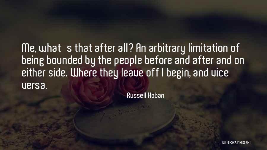 Philosophy And Art Quotes By Russell Hoban