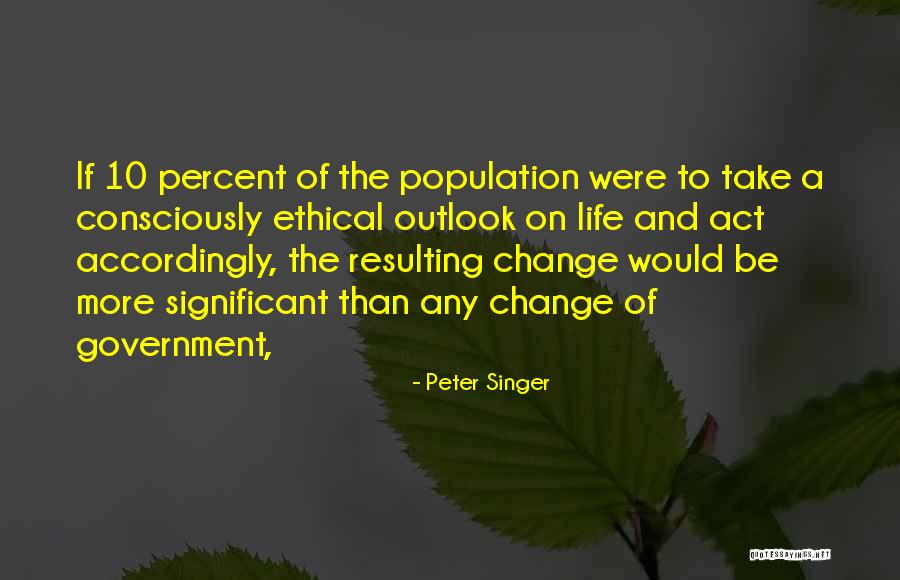 Philosophy And Ethics Quotes By Peter Singer