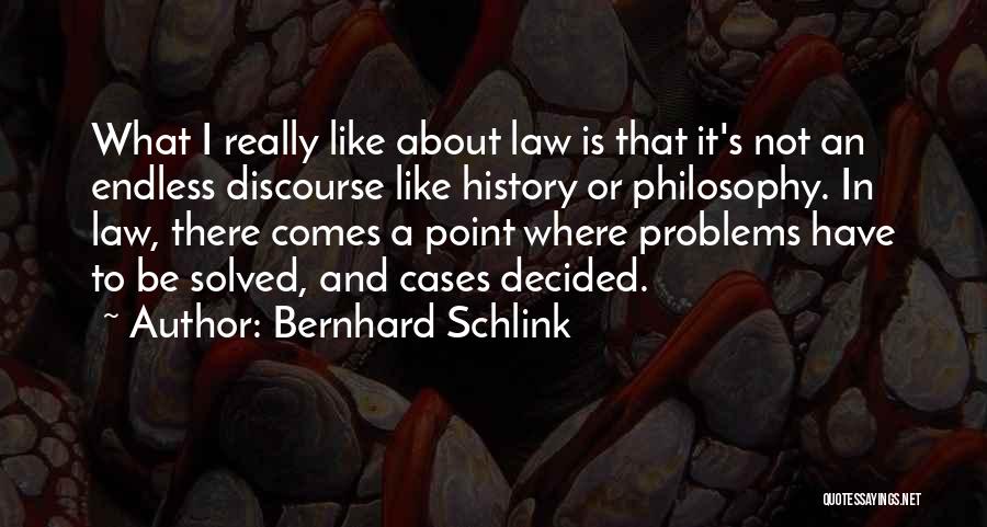 Philosophy And History Quotes By Bernhard Schlink