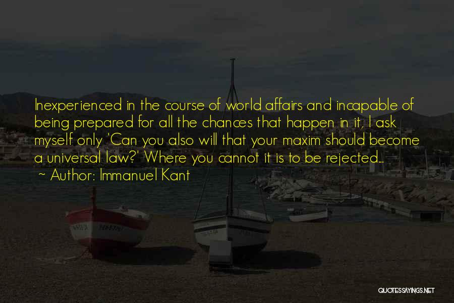 Philosophy And Law Quotes By Immanuel Kant