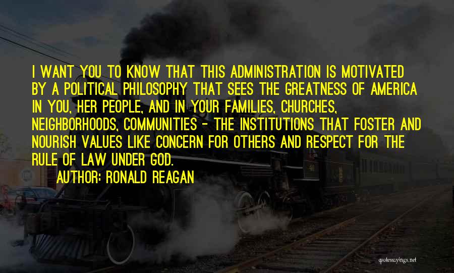 Philosophy And Law Quotes By Ronald Reagan