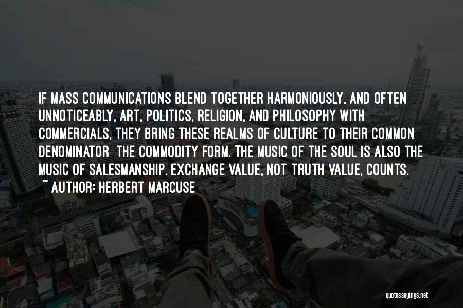 Philosophy And Music Quotes By Herbert Marcuse
