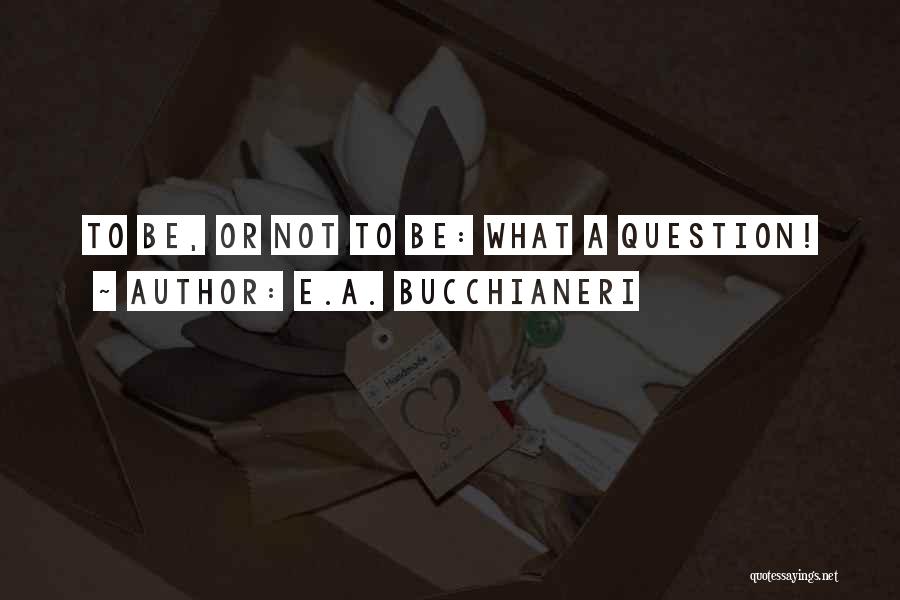 Philosophy Funny Quotes By E.A. Bucchianeri