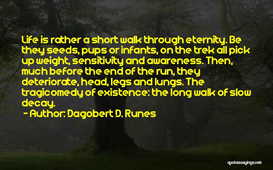 Philosophy In Life Short Quotes By Dagobert D. Runes