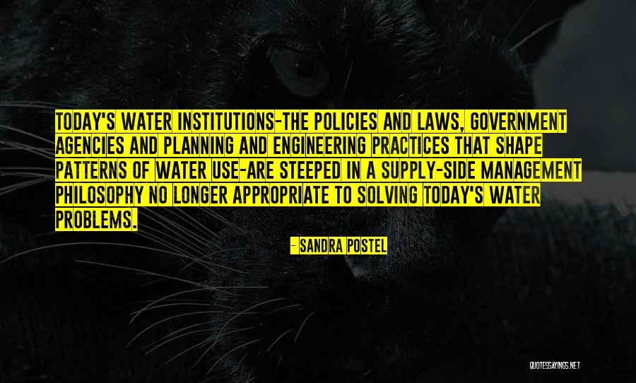 Philosophy Of Engineering Quotes By Sandra Postel Philosophy Of Engineering Quotes By Sandra Postel