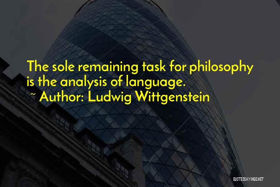 Philosophy Of Language Quotes By Ludwig Wittgenstein