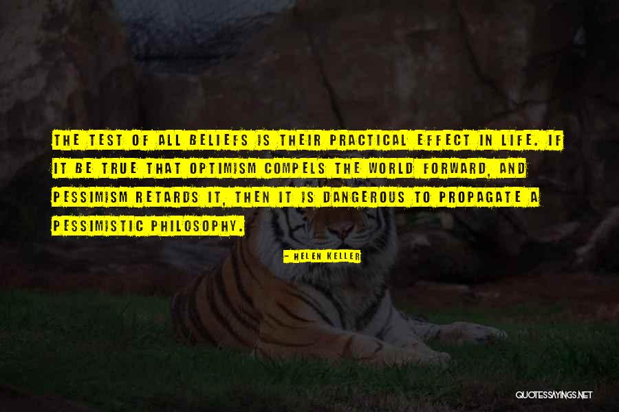 Philosophy Of Pessimism Quotes By Helen Keller