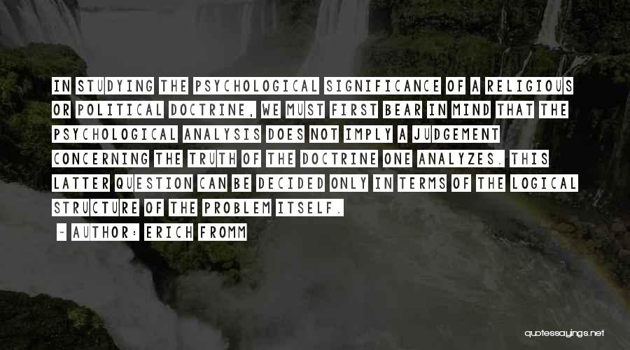 Philosophy Of The Mind Quotes By Erich Fromm