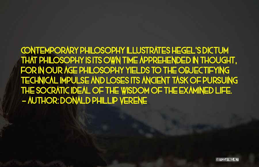 Philosophy Of Time Quotes By Donald Phillip Verene