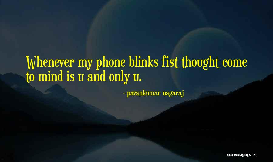 Phone Love Quotes By Pavankumar Nagaraj