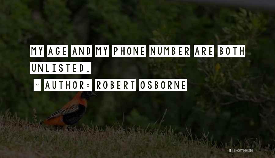 Phone Quotes By Robert Osborne