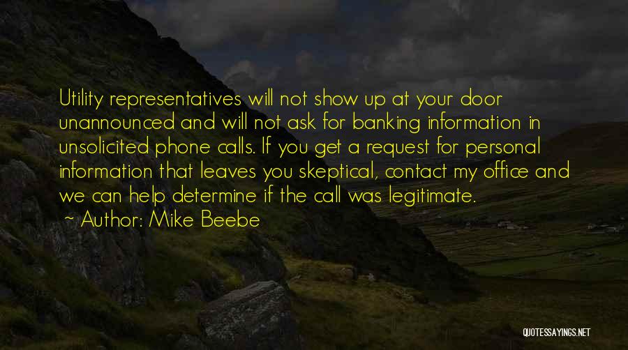 Phones Calls Quotes By Mike Beebe