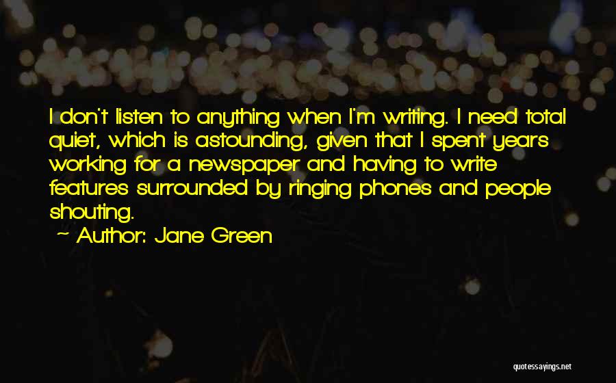 Phones Not Working Quotes By Jane Green