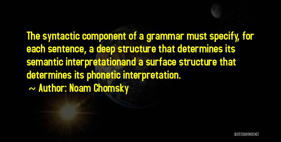 Phonetic Quotes By Noam Chomsky