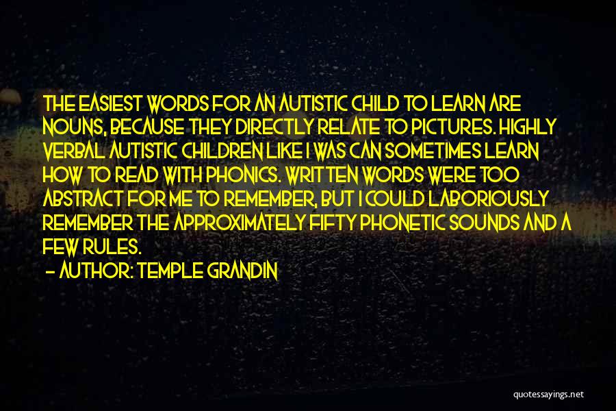 Phonics Quotes By Temple Grandin