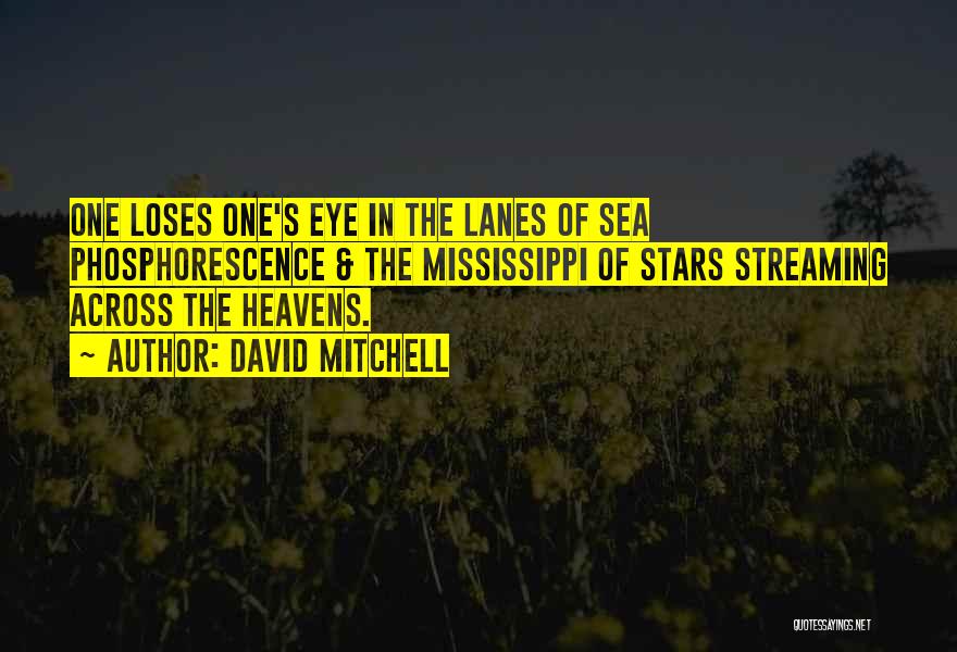 Phosphorescence Quotes By David Mitchell