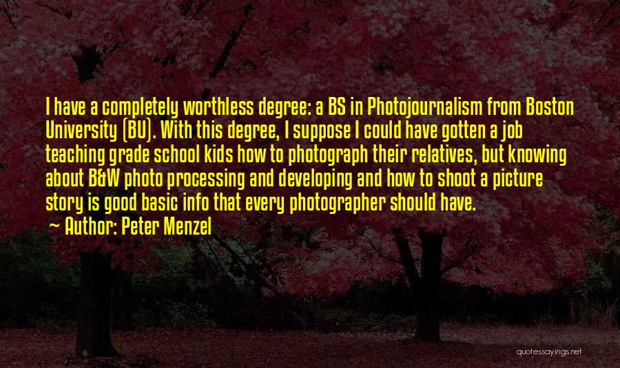 Photo Quotes By Peter Menzel