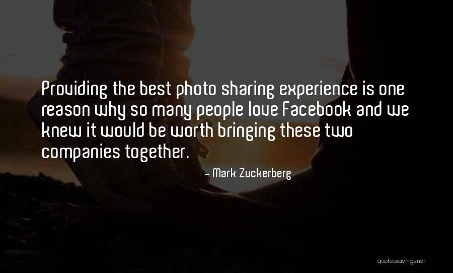 Photo Sharing Quotes By Mark Zuckerberg