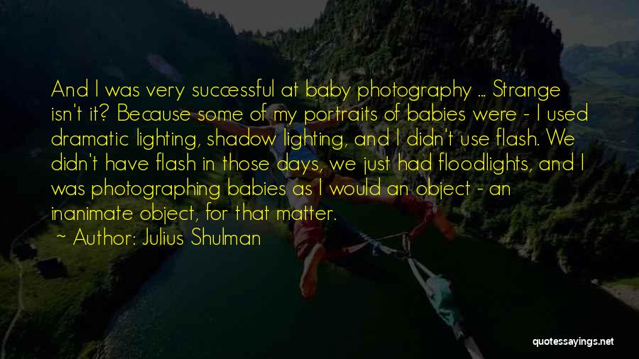 Photographing Babies Quotes By Julius Shulman