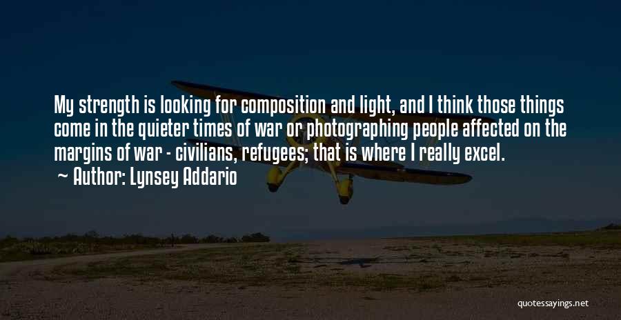 Photographing Light Quotes By Lynsey Addario